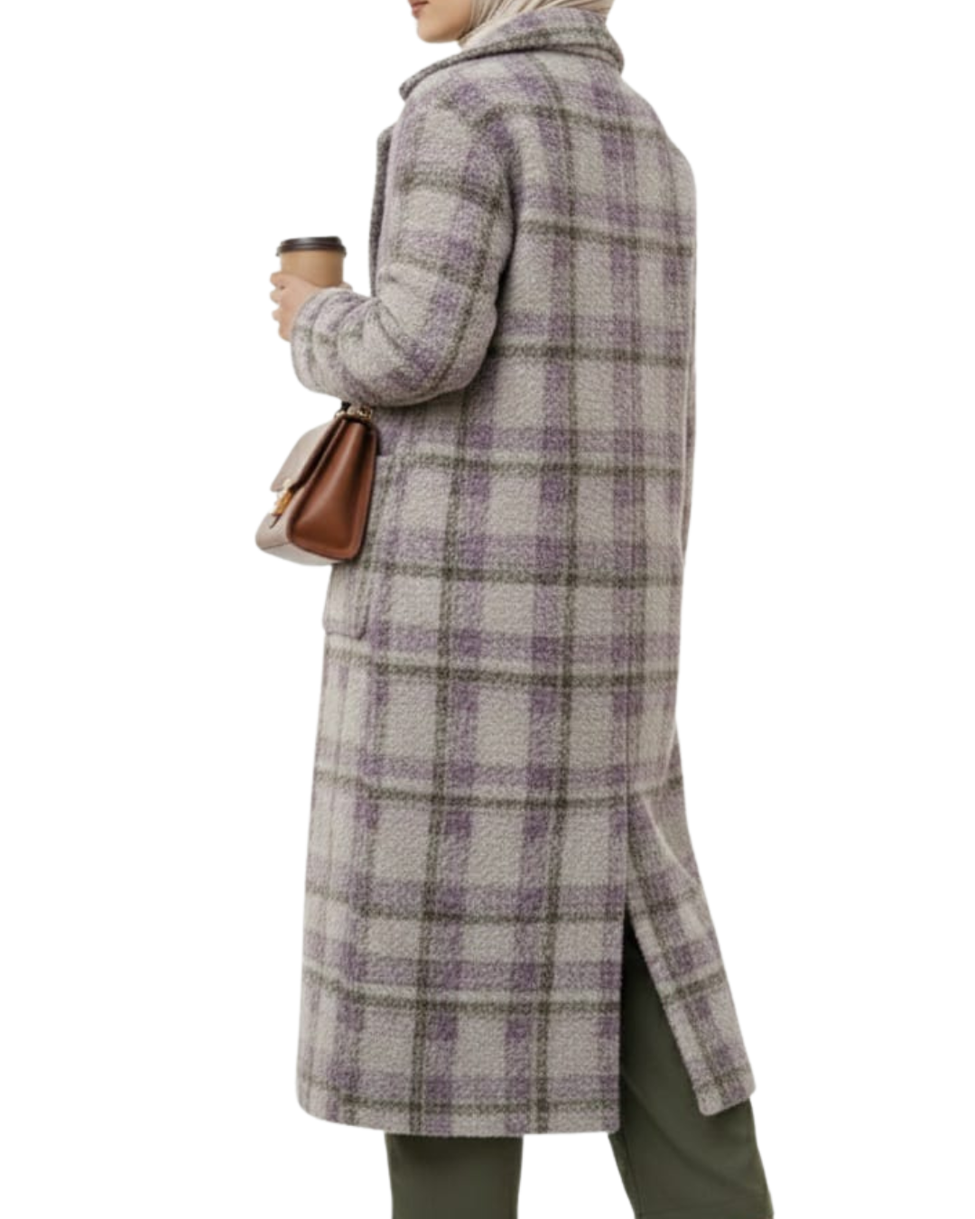 La Reine Plaid Coat